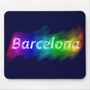 Barcelona Proud City Mouse Pad
