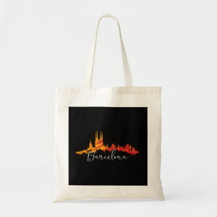 Barcelona Souvenir Spanish Vacation T Shirt Gift Tote Bag