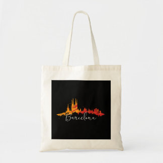 Barcelona Souvenir Spanish Vacation T Shirt Gift Tote Bag