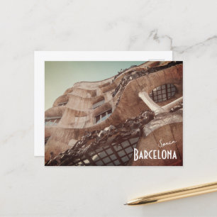 Barcelona, Spain - Casa Batllo by Gaudi Postcard