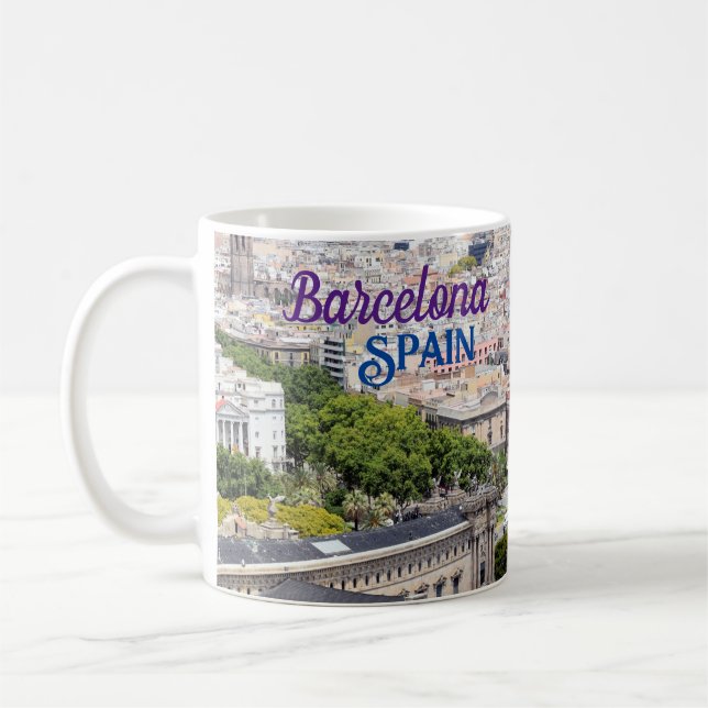 Barcelona Spain Coffee Mug (Left)