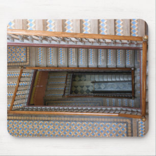 Barcelona, Spain Colourful Tile Stairway Mousepad