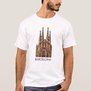 Barcelona Spain La Sagrada Familia  T-Shirt