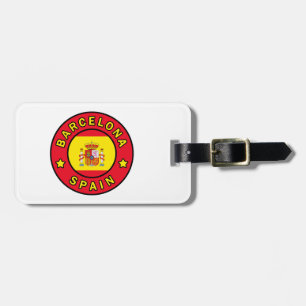 Barcelona Spain Luggage Tag