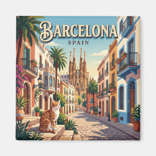 Barcelona, Spain Magnet