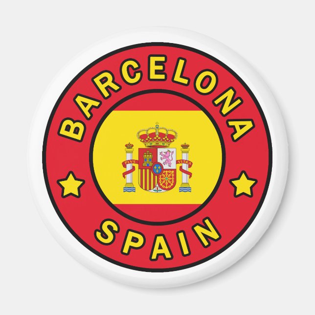 Barcelona Spain Magnet (Front)