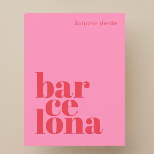 Barcelona Spain modern vacation Postcard
