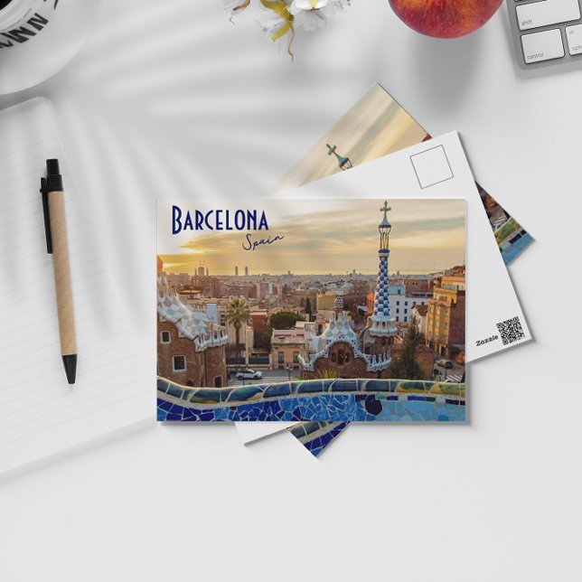 Barcelona, Spain - Park Guell Postcard (Creator Uploaded)