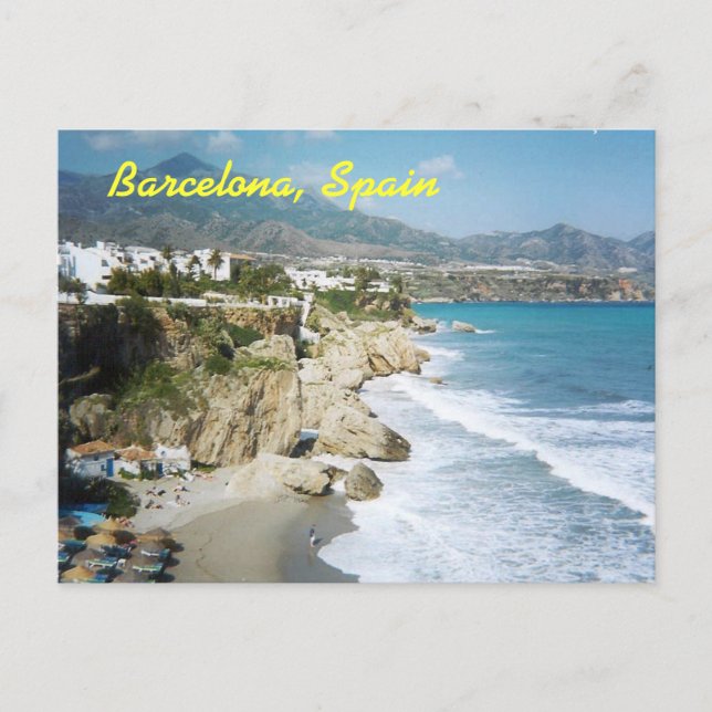 Barcelona, Spain postcard (Front)