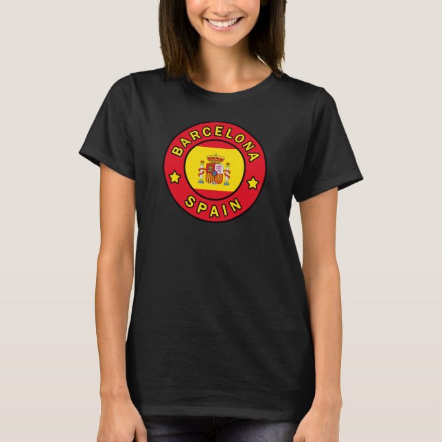 Barcelona Spain T-Shirt (Front)