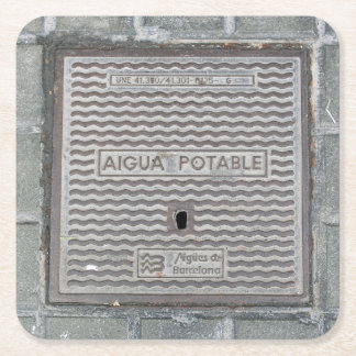 Barcelona, Spain Utility Cover Coaster