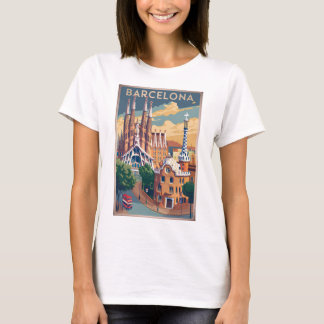 Barcelona Spain vintage T-Shirt