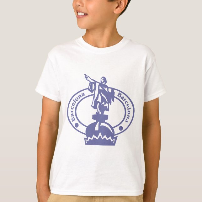 Barcelona Stamp T-Shirt (Front)