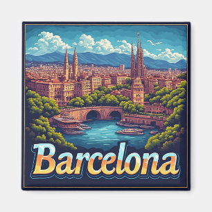 🧲 Barcelona Travel Memories From Spain 🇪🇸 Magnet