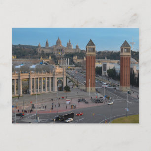 Barcelona Venetian Towers Postcard
