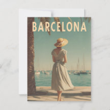 Barcelona vintage travel