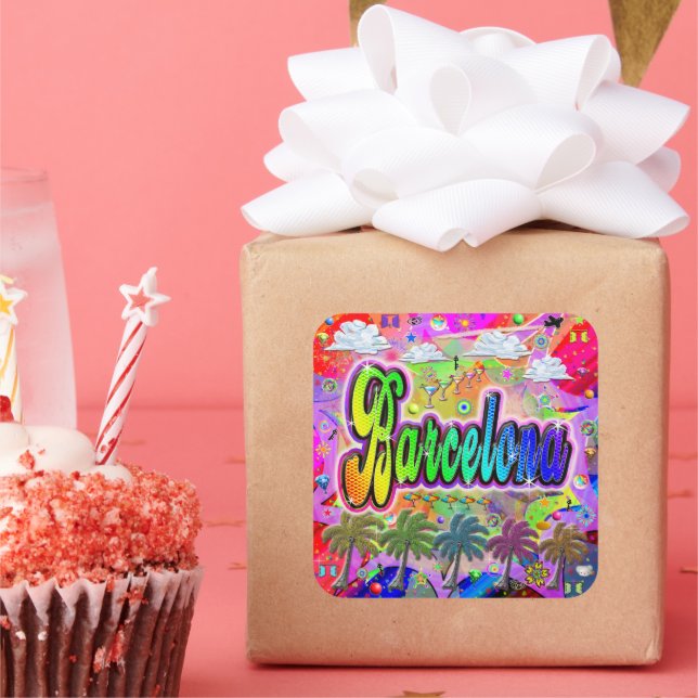 Barcelona Vista Express Sticker (Party)