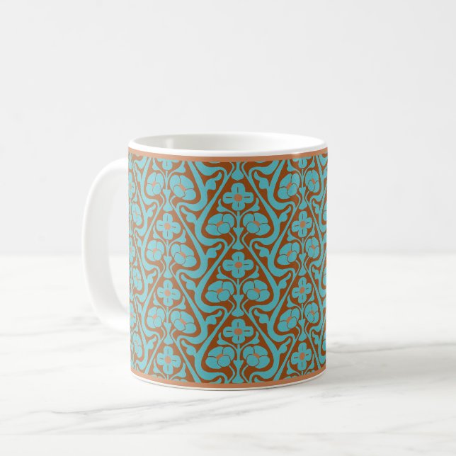 Barcelona Wall Flowers Coffee Mug (Front Left)