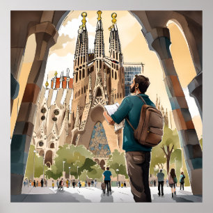Barcelona's La Sagrada Familia Print