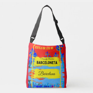 Barceloneta, Barcelona 90´s style- design 6 Crossbody Bag