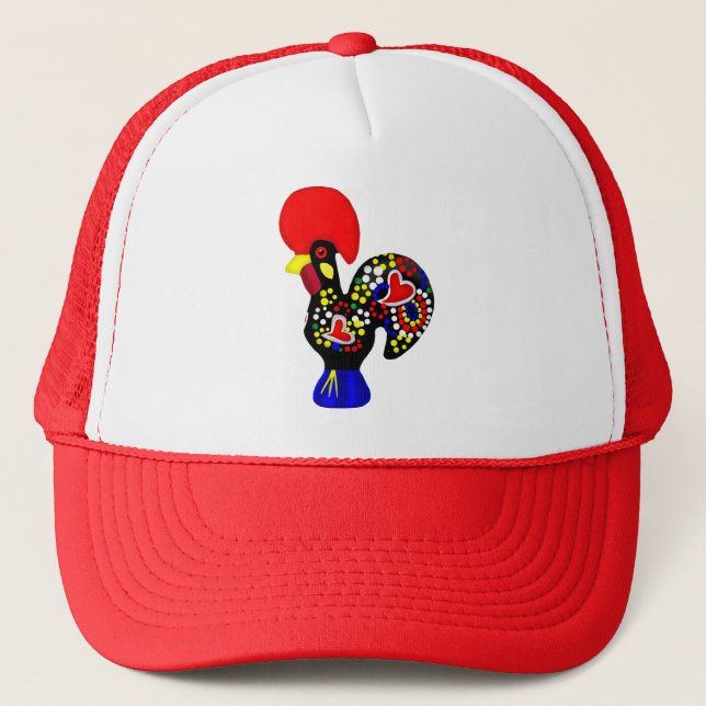 Barcelos Galo do Portugal por os portugueses Trucker Hat (Front)