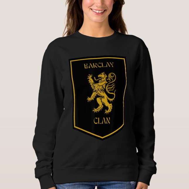 Barclay Clan Scottish Lion Highland Badge Sweatshirt (Front)