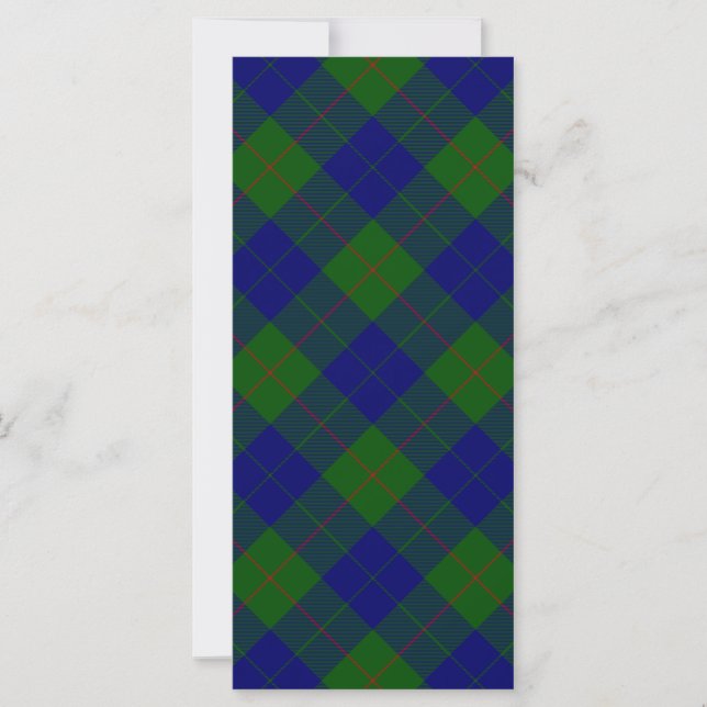 Barclay clan tartan blue green plaid (Front)