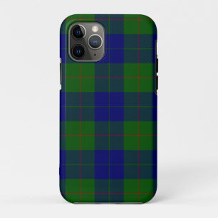 Barclay clan tartan blue green plaid Case-Mate iPhone case
