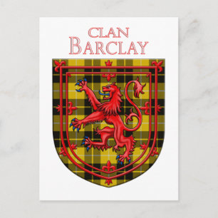 Barclay Dress Tartan Scottish Plaid Postcard
