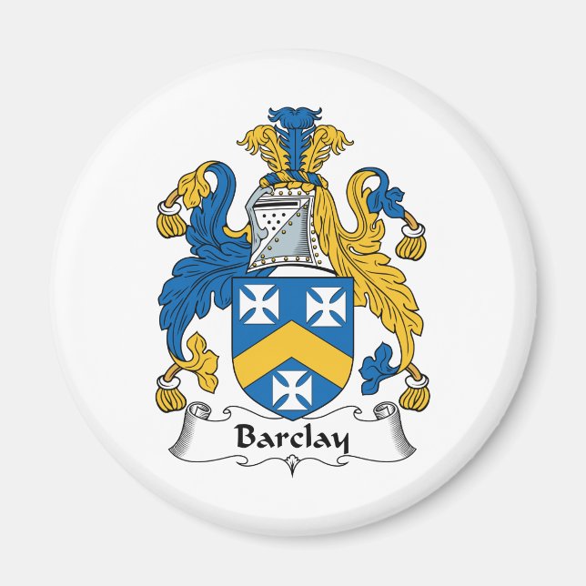 Barclay Family Crest Magnet (Front)