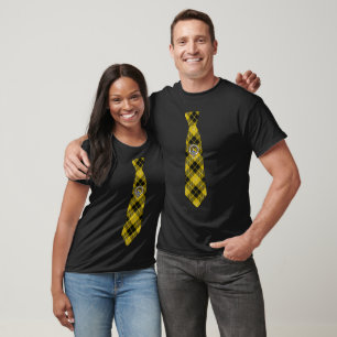 Barclay Scottish Badge & Tartan Necktie T-Shirt