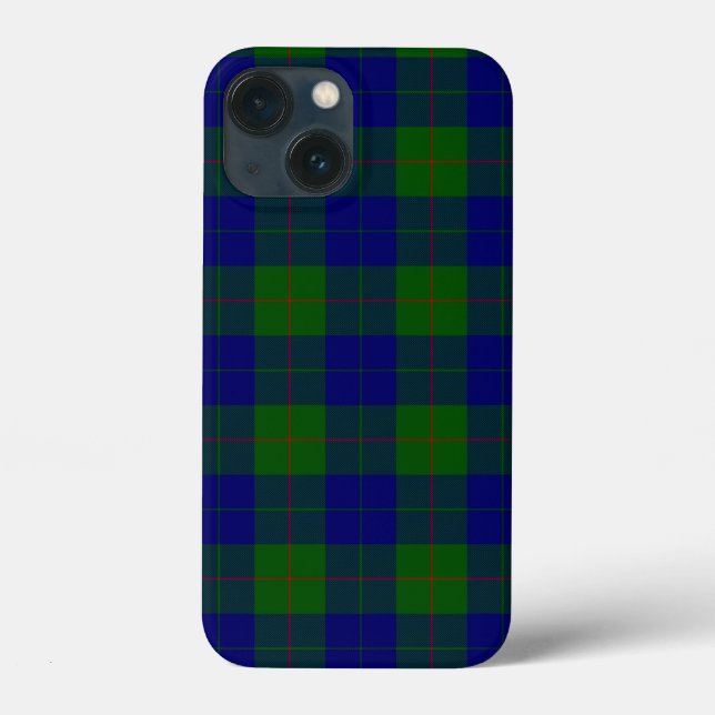 Barclay tartan blue green plaid Case-Mate iPhone case (Back)
