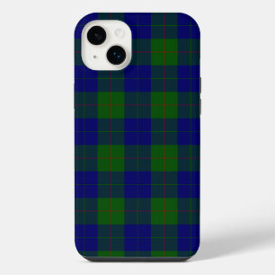 Barclay tartan blue green plaid iPhone 14 plus case