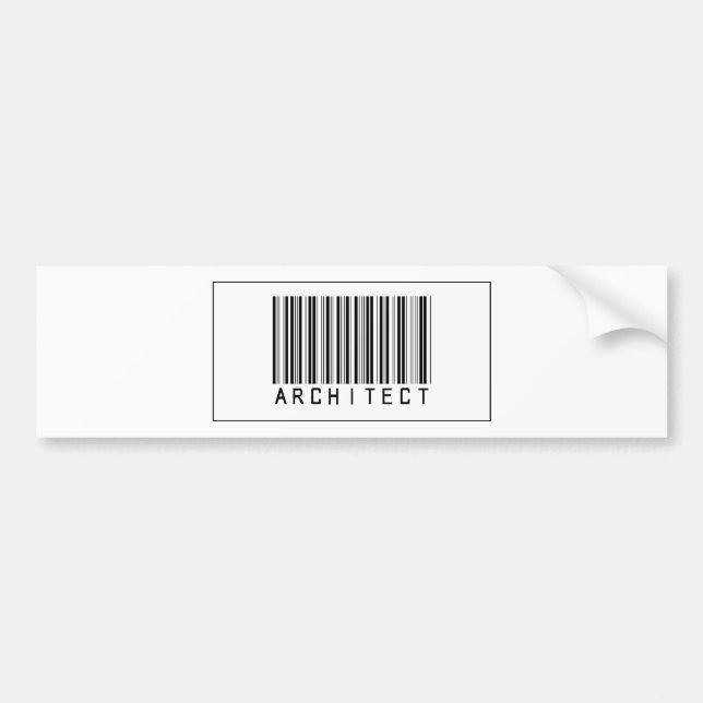 Barcode Architect Bumper Sticker (Front)