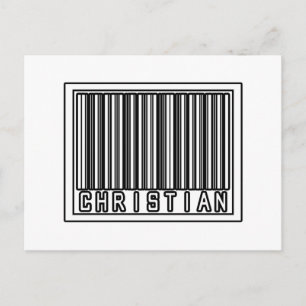 Barcode Christian Postcard