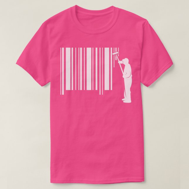 Barcode design for painters and varnishers  T-Shirt (Design Front)