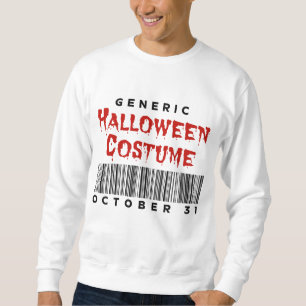 Barcode Generic Halloween Costume October 31 Sweatshirt
