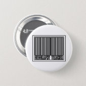 Barcode Geography Teacher 6 Cm Round Badge (Front & Back)