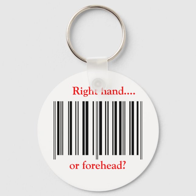 'Barcode' Keychain (Front)