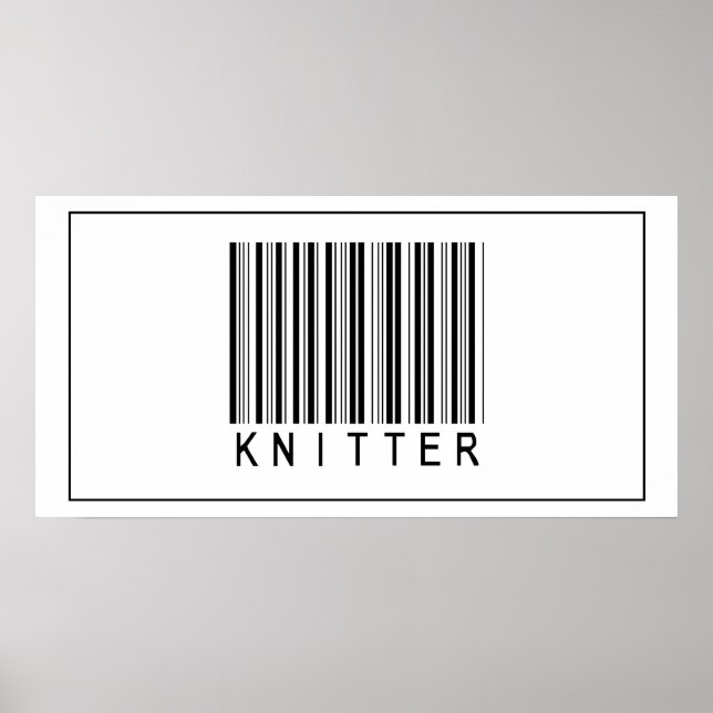 Barcode Knitter Poster (Front)