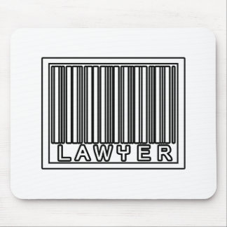 Barcode Lawyer Mouse Pad