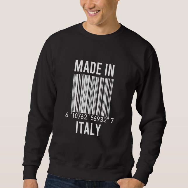 Barcode Made In Italy Sweatshirt (Front)