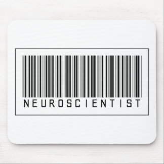 Barcode Neuroscientist Mouse Pad