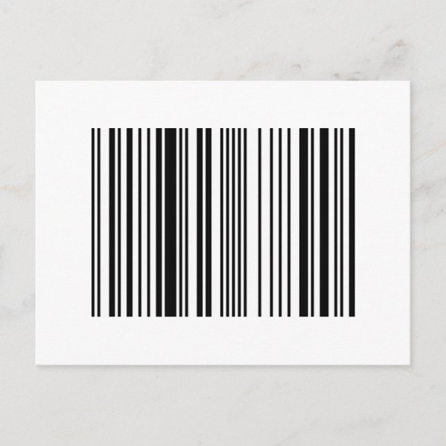 Barcode Postcard (Front)
