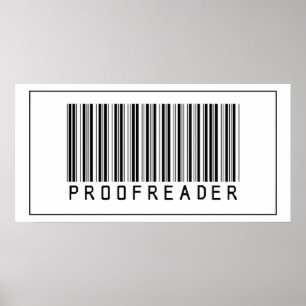 Barcode Proofreader Poster
