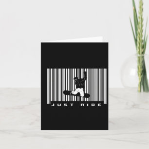 Barcode Snowboarding Apparel - Snowboarder Snowboa Card
