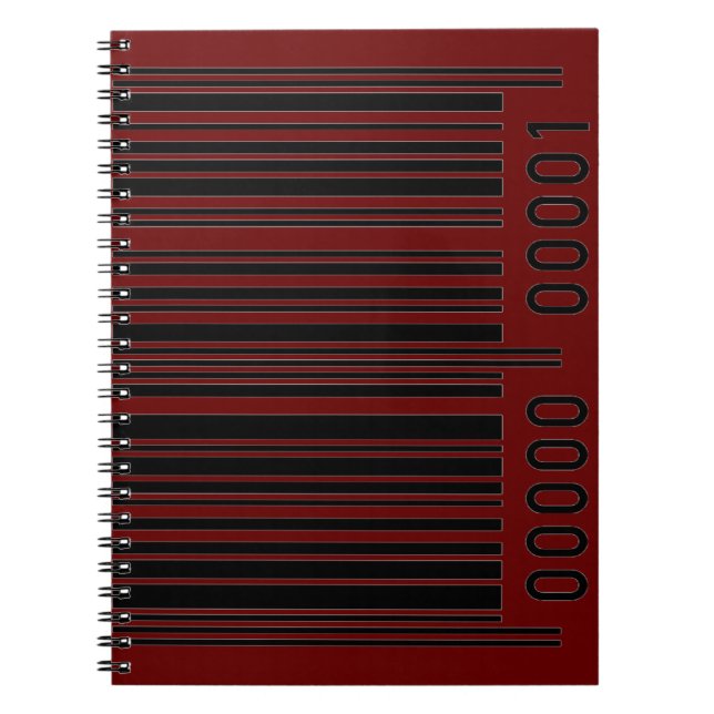 Barcode Spiral Notebook (Front)