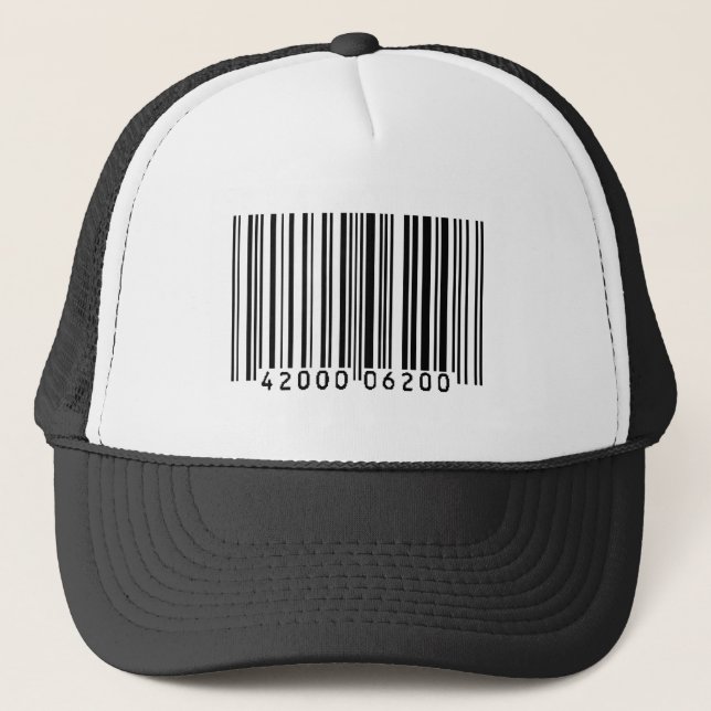 barcode trucker hat (Front)