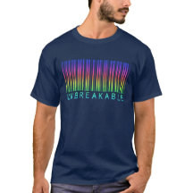 Barcode "UNBREAKABLE" Rainbow Colours
