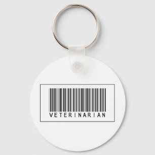 Barcode Veterinarian Key Ring